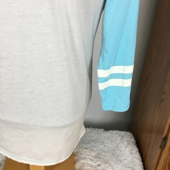 Relativity Small aqua arrow intimates sleep top - Picture 2 of 10